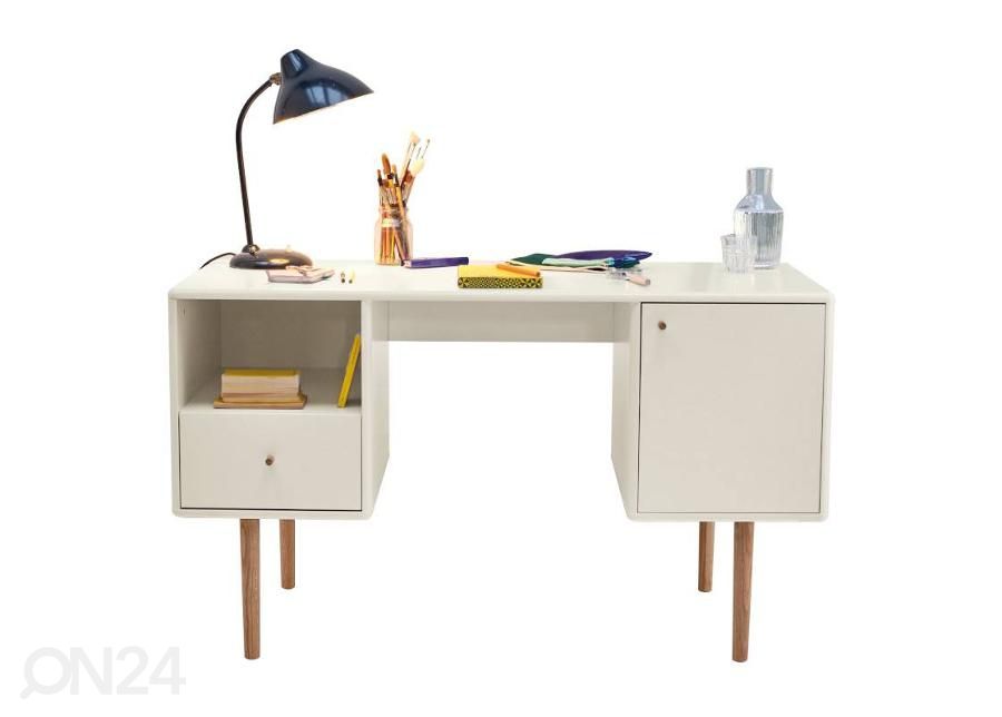 Tenzo työpöytä Color Living valkoinen kuvasuurennos