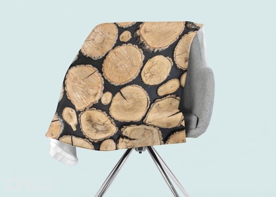 Torkkupeitto Tree Stumps 130x150 cm kuvasuurennos