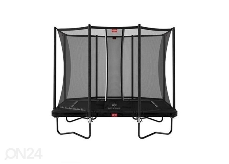 Trampoliini BERG Ultim Favorit Regular 280 cm musta + turvaverkko kuvasuurennos