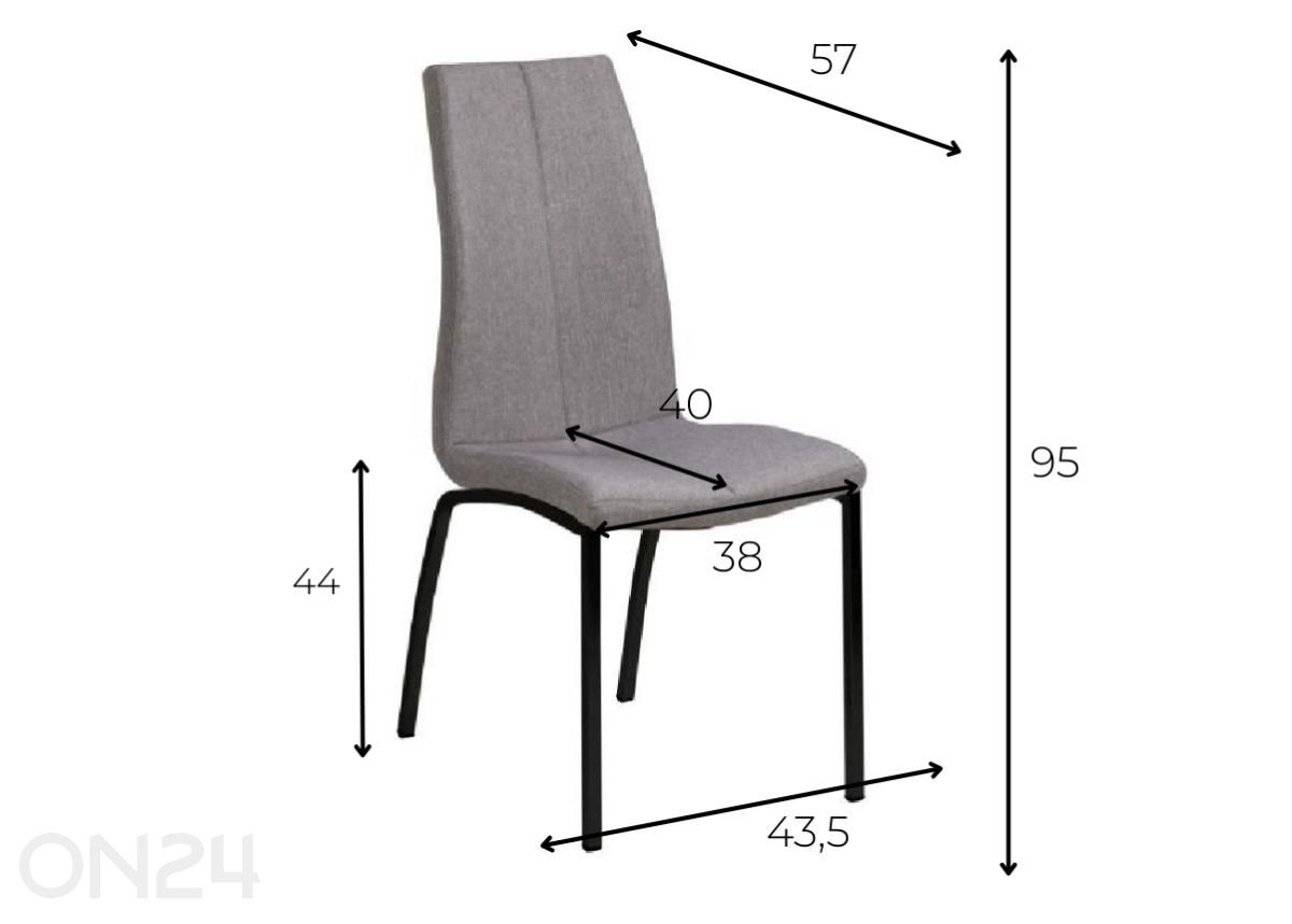 Tuoli Astra kuvasuurennos mitat