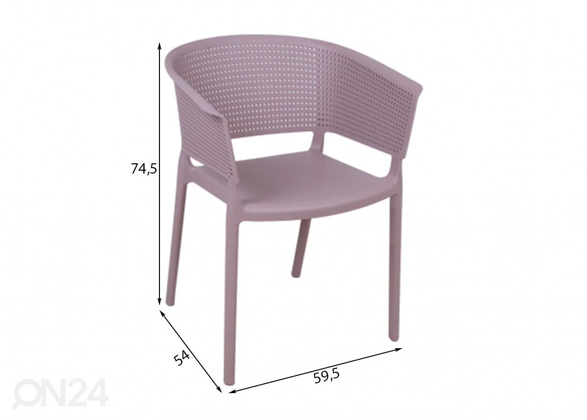 Tuoli Blueberry kuvasuurennos mitat