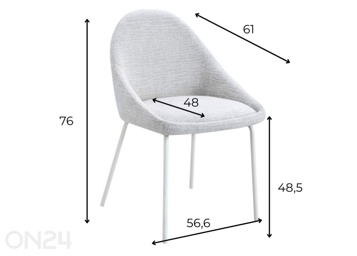 Tuoli Eggi kuvasuurennos mitat