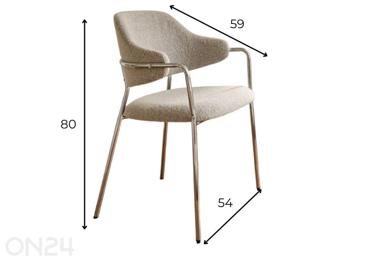 Tuoli Grace kuvasuurennos mitat
