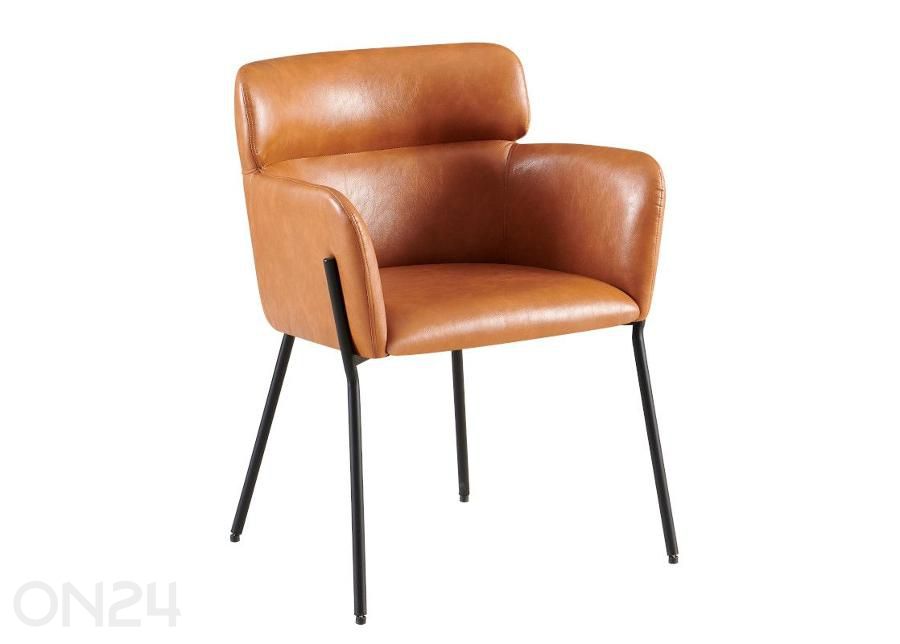Tuoli Hando vintage ruskea kuvasuurennos