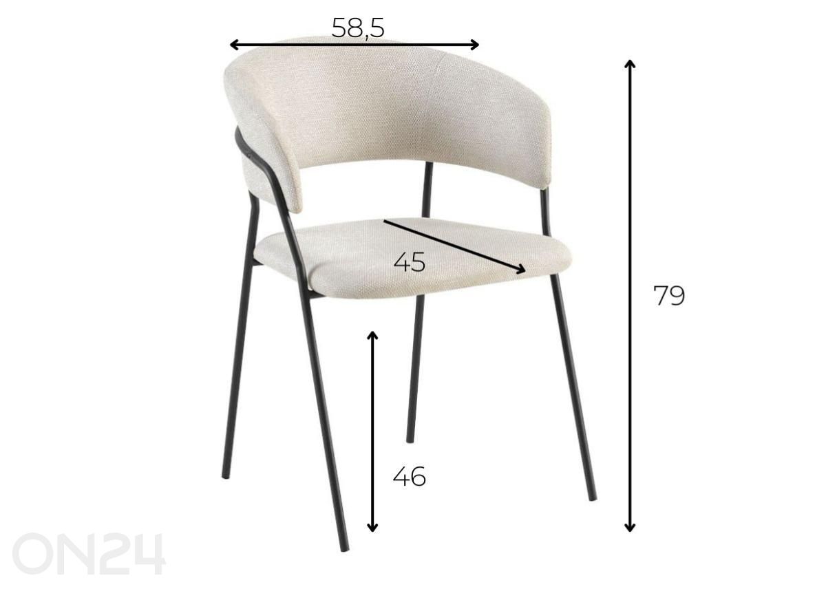 Tuoli Neisson kuvasuurennos mitat