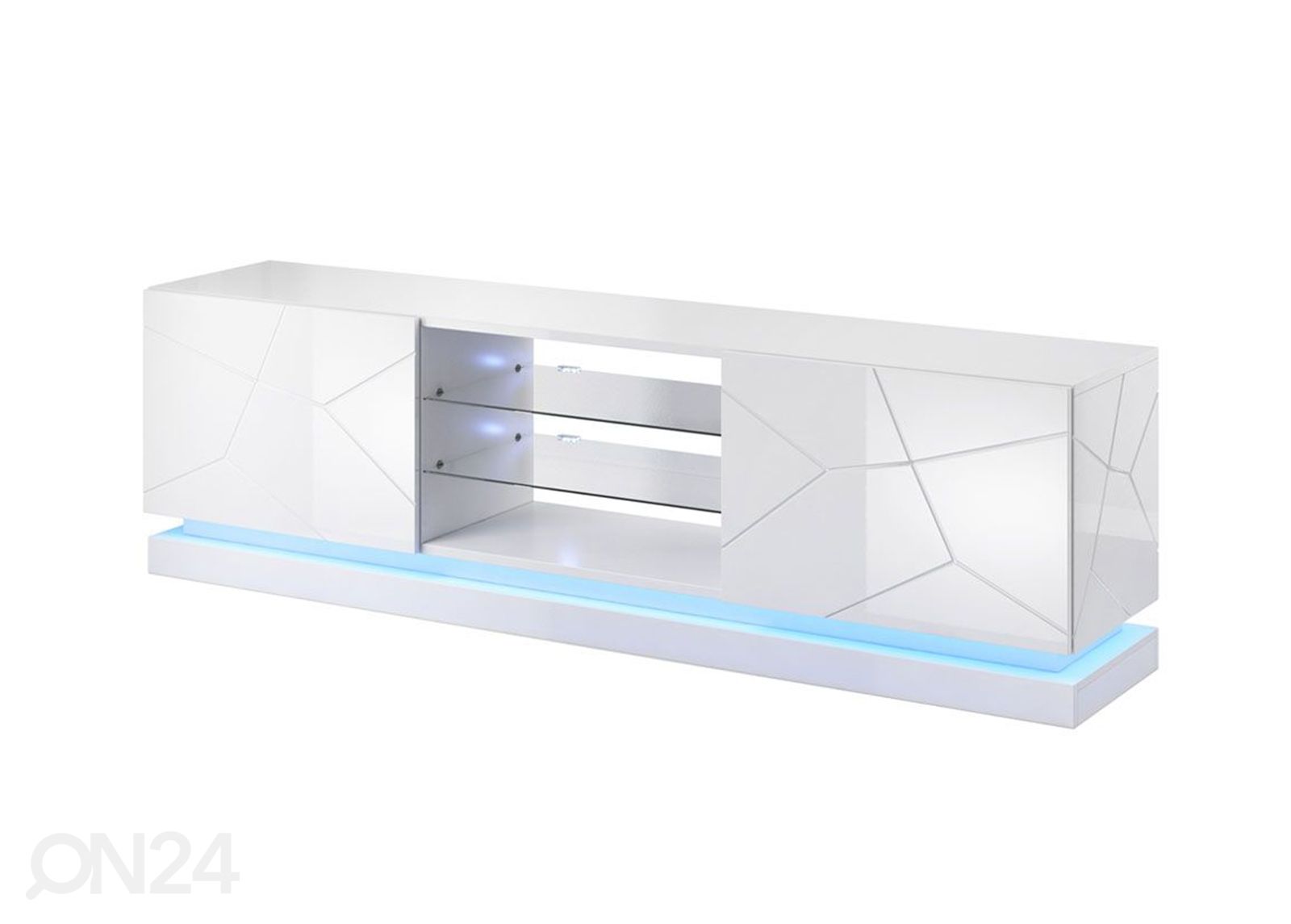 TV-taso 200 cm + LED kuvasuurennos