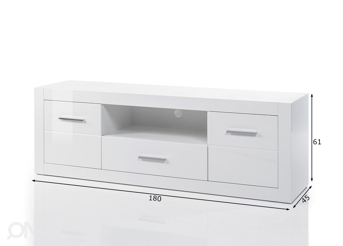 TV-taso Bianco kuvasuurennos mitat