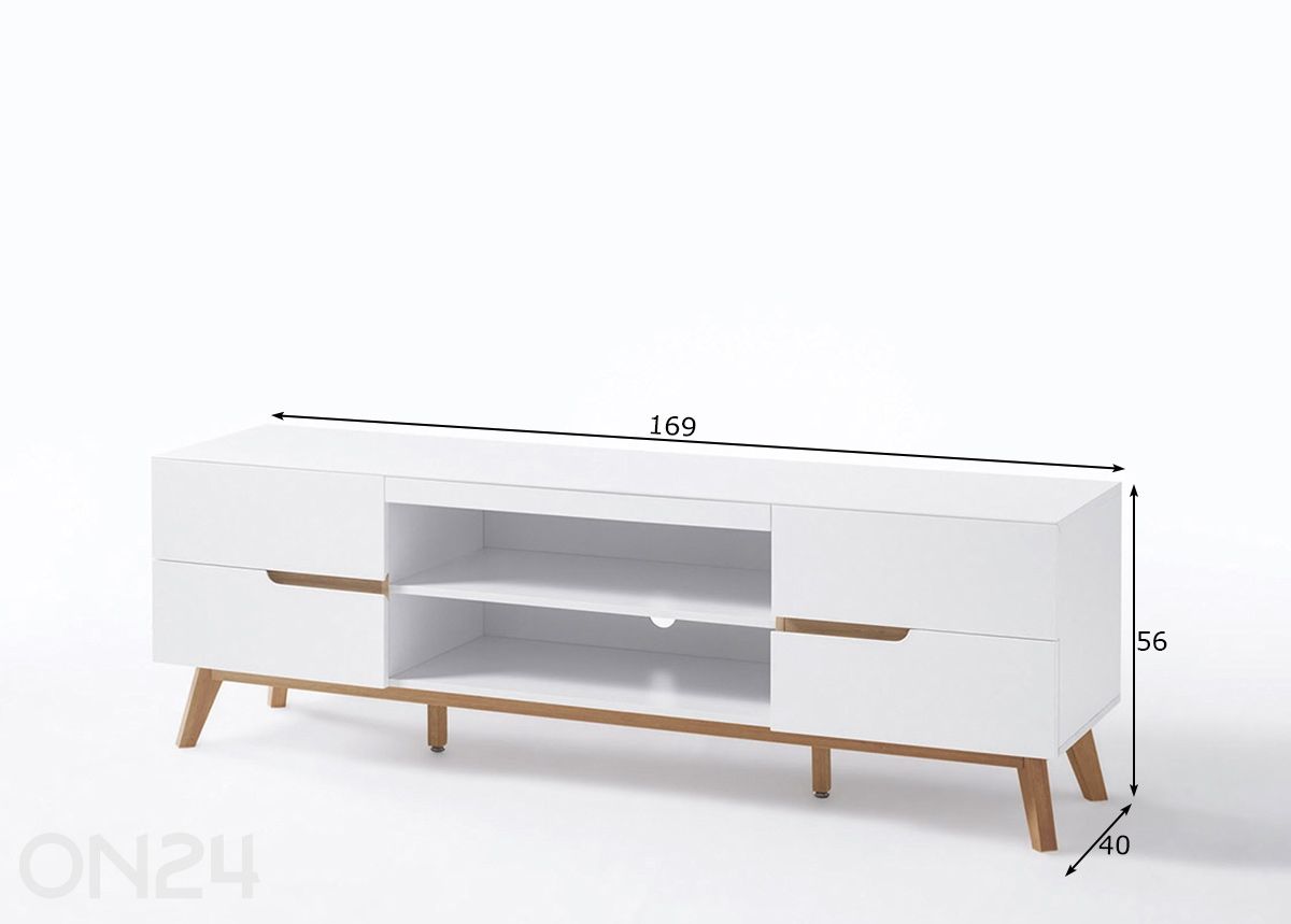 TV-taso Cervo kuvasuurennos mitat