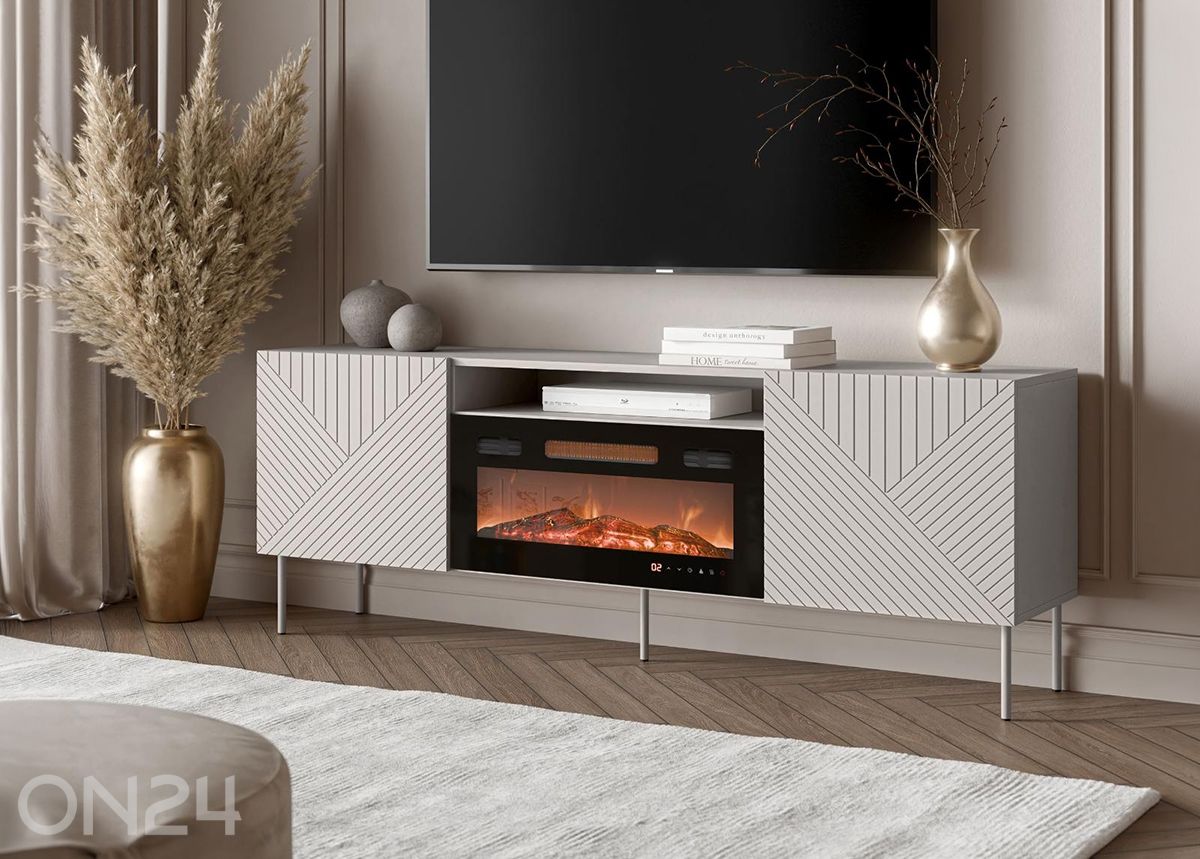 TV-taso Deco 191 cm + sähkötakka kuvasuurennos