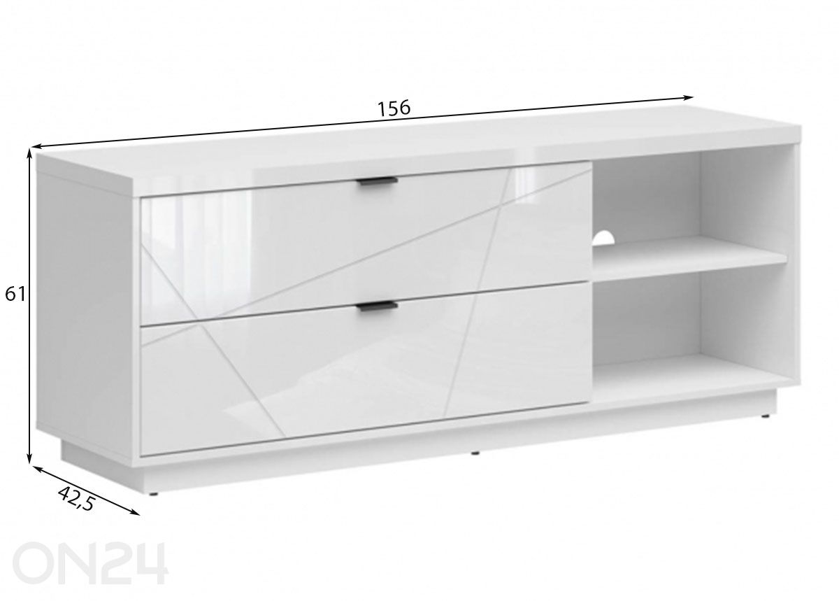 TV-taso Forn kuvasuurennos mitat