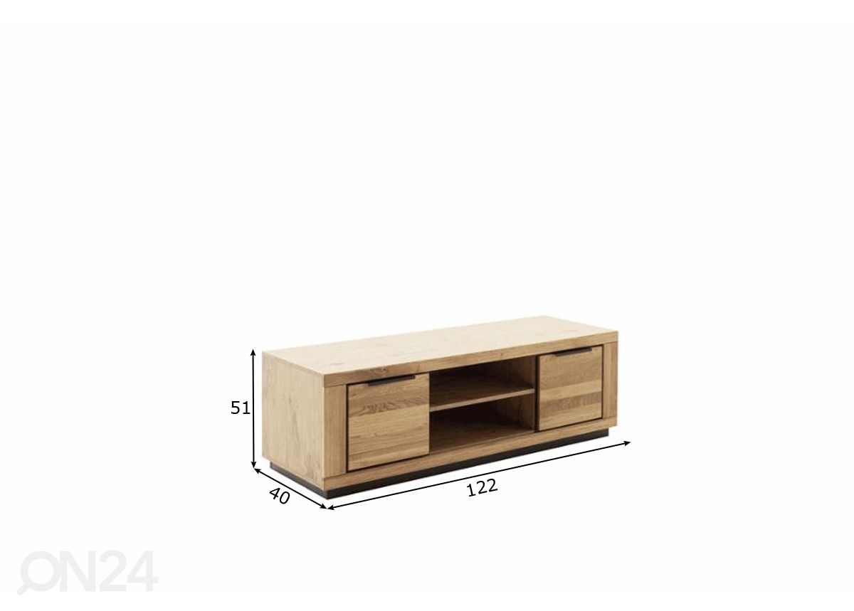 TV-taso Greno 122 cm kuvasuurennos mitat