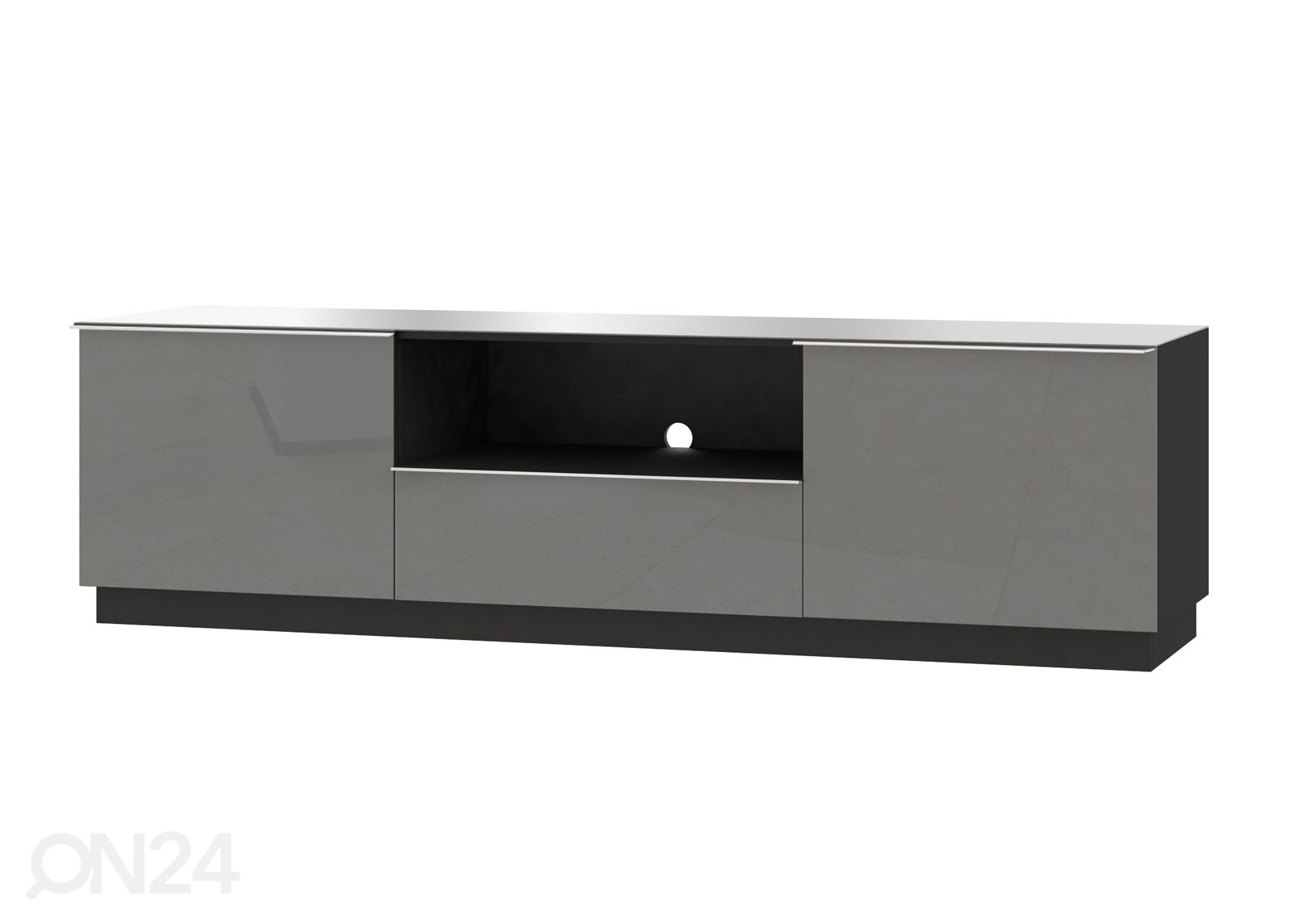 TV-taso, harmaa 180 cm kuvasuurennos