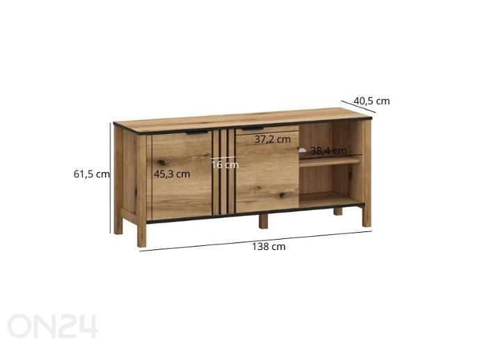 TV-taso Helix kuvasuurennos mitat