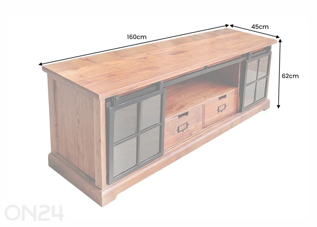 TV-taso Heritage kuvasuurennos mitat