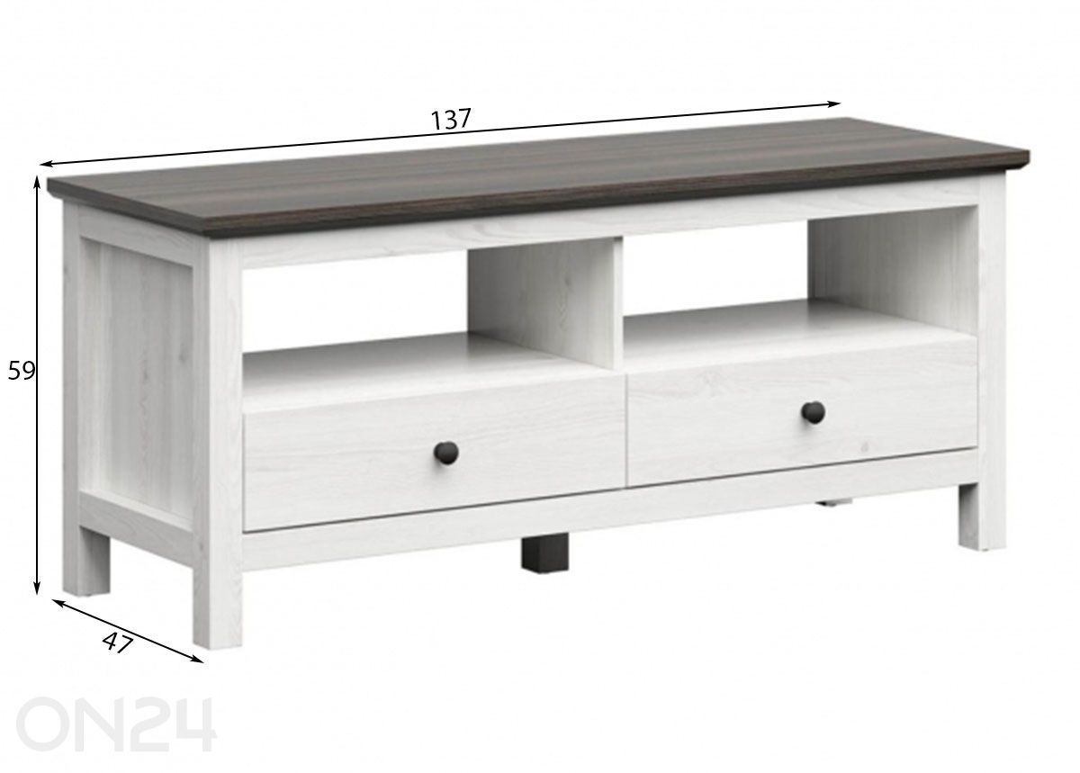 TV-taso Hesen kuvasuurennos mitat