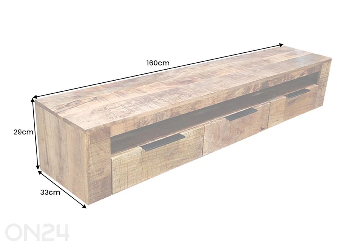 Tv-taso Iron Craft kuvasuurennos mitat