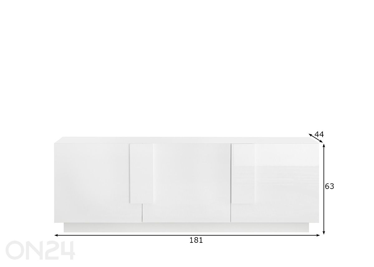 TV-taso Jupiter kuvasuurennos mitat