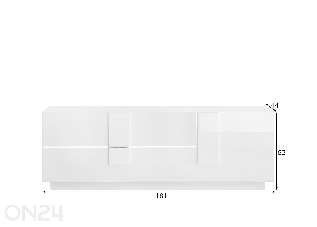 TV-taso Jupiter kuvasuurennos mitat