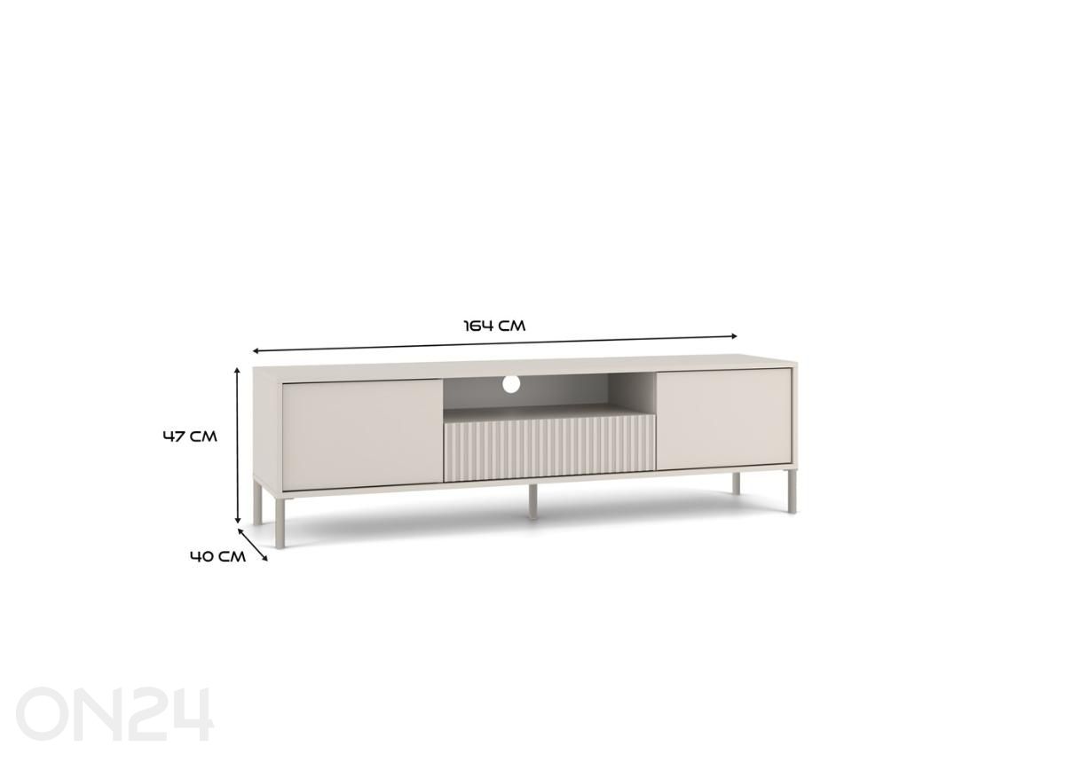 TV-taso Loire 164 cm kuvasuurennos mitat