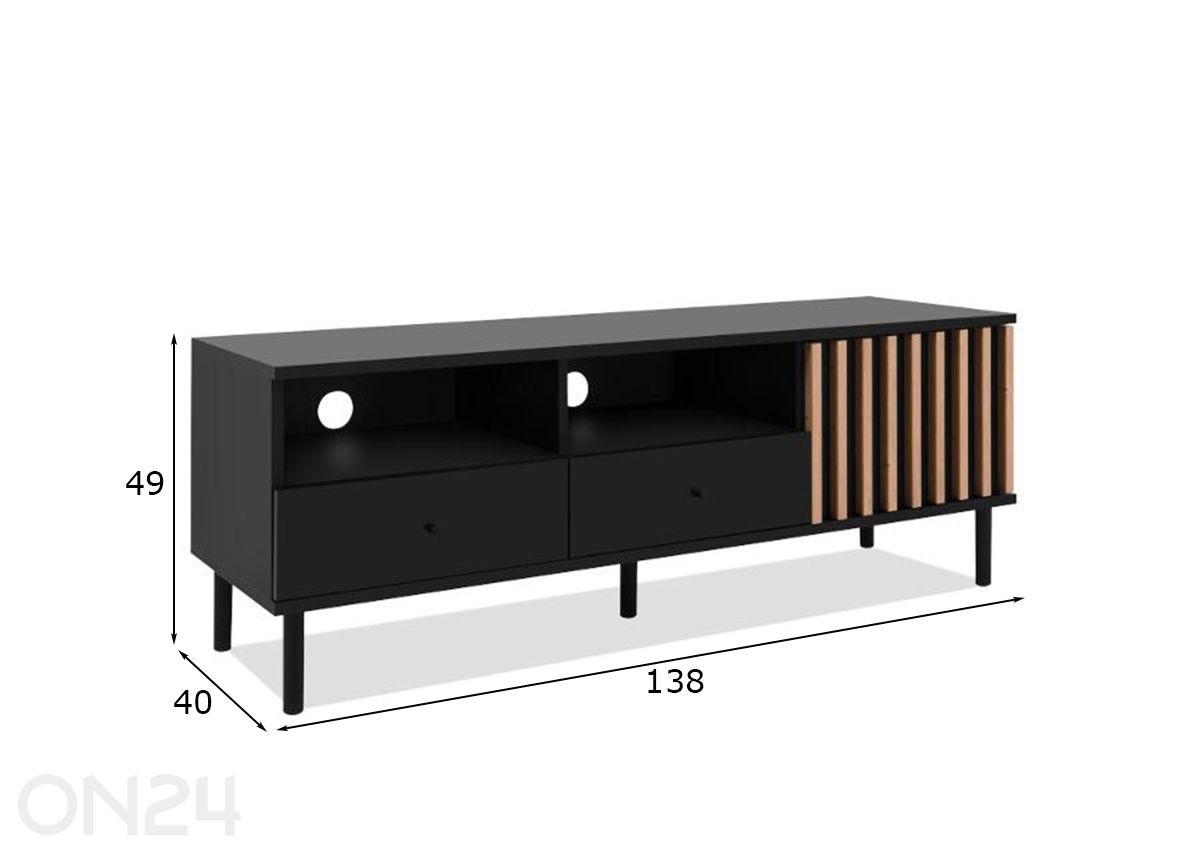TV-taso Monza 1u2s kuvasuurennos mitat