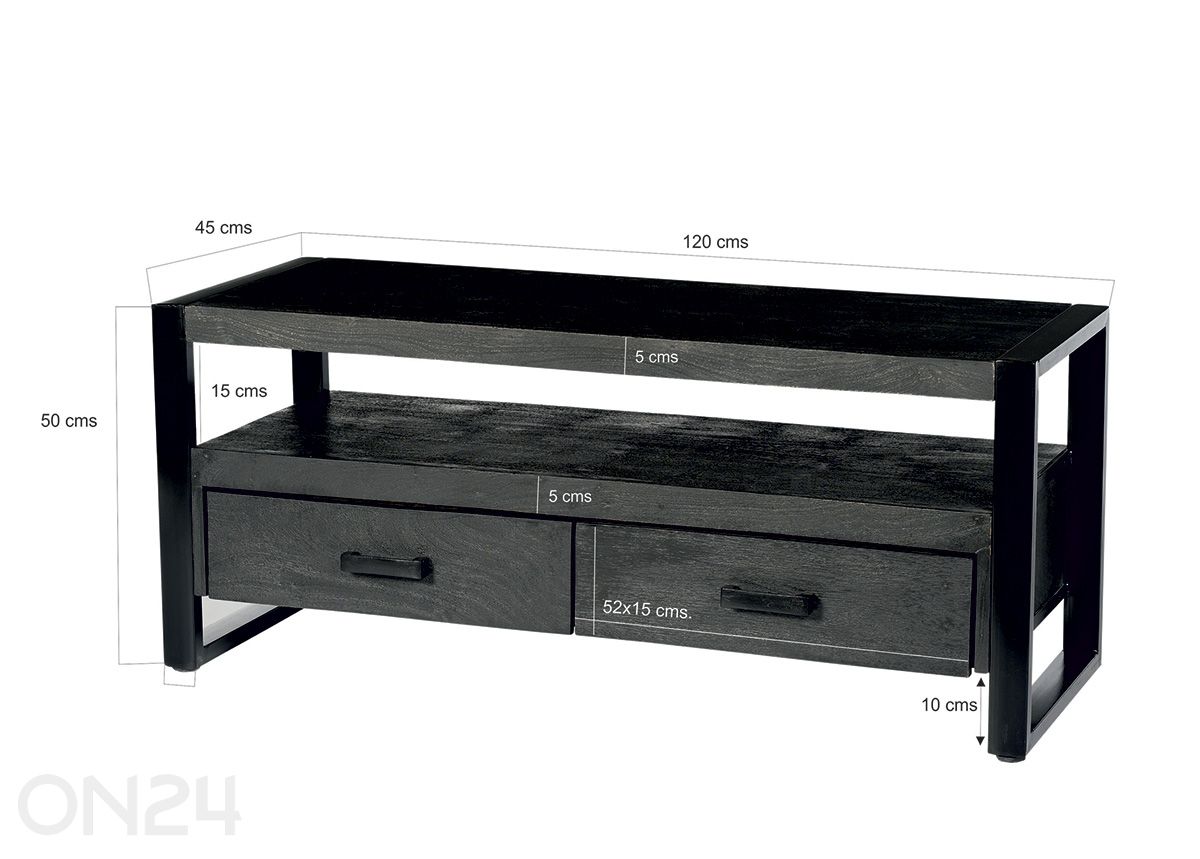 TV-taso Norris 120 cm kuvasuurennos