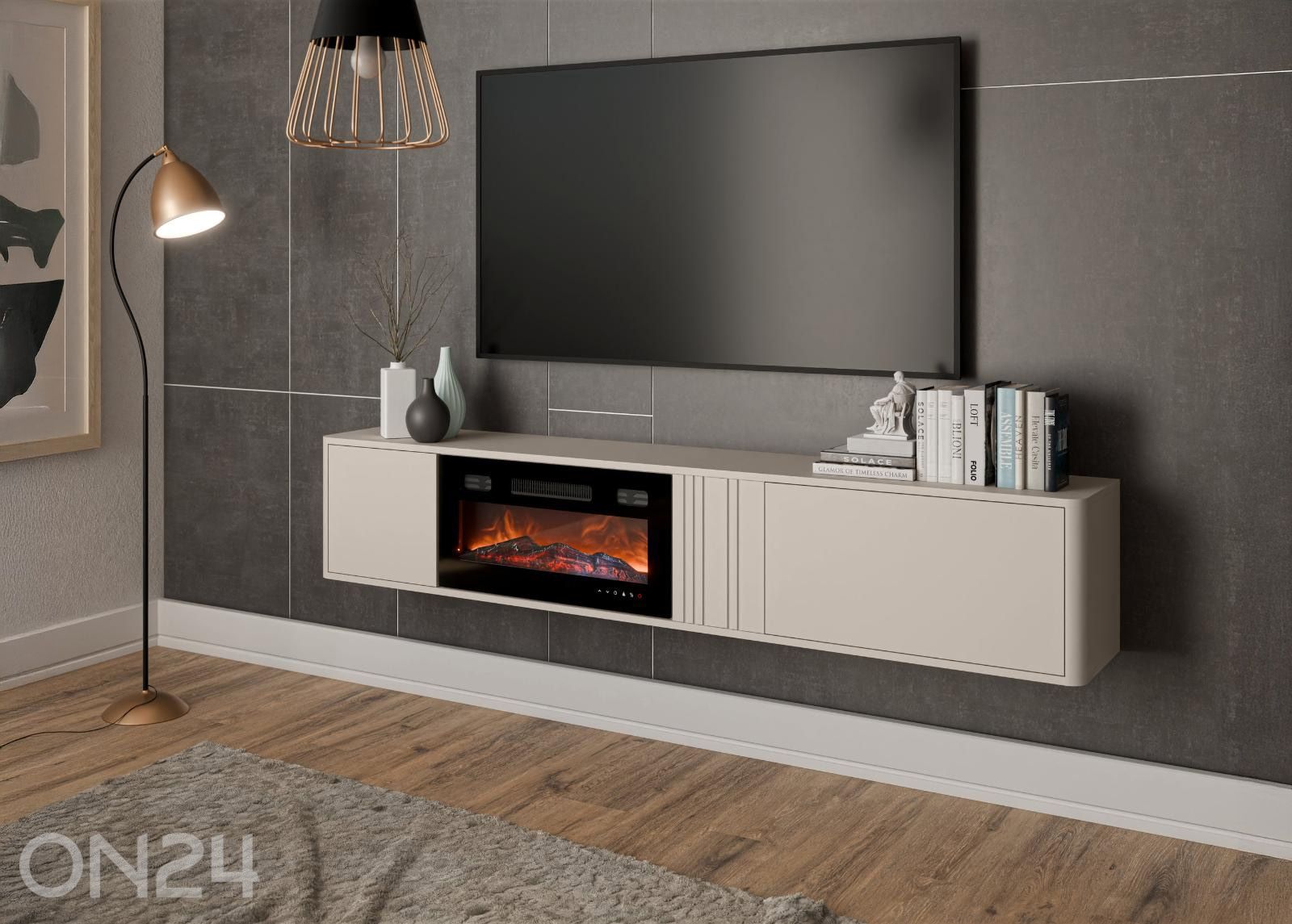 TV-taso Ravenstein Philippe 190 cm + sähkötakka kuvasuurennos