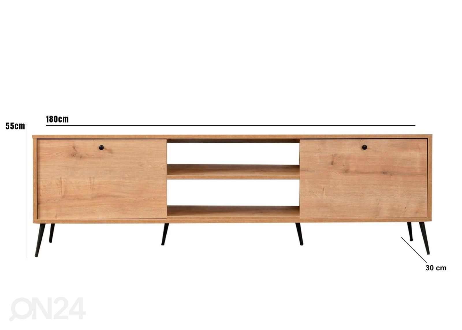 TV-taso Rose 180 cm kuvasuurennos mitat
