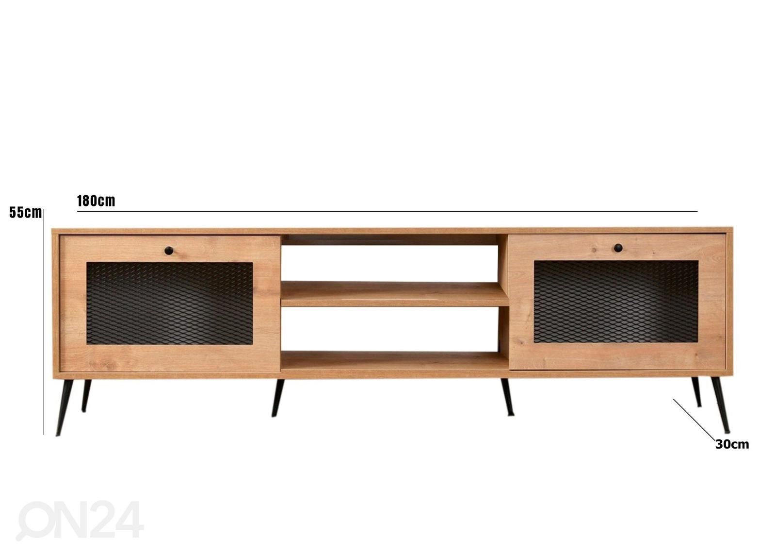 TV-taso Rose 180 cm kuvasuurennos mitat
