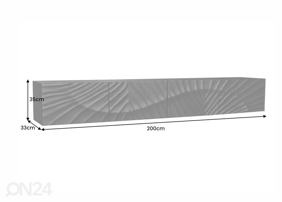 TV-taso Scorpion 200 cm kuvasuurennos mitat
