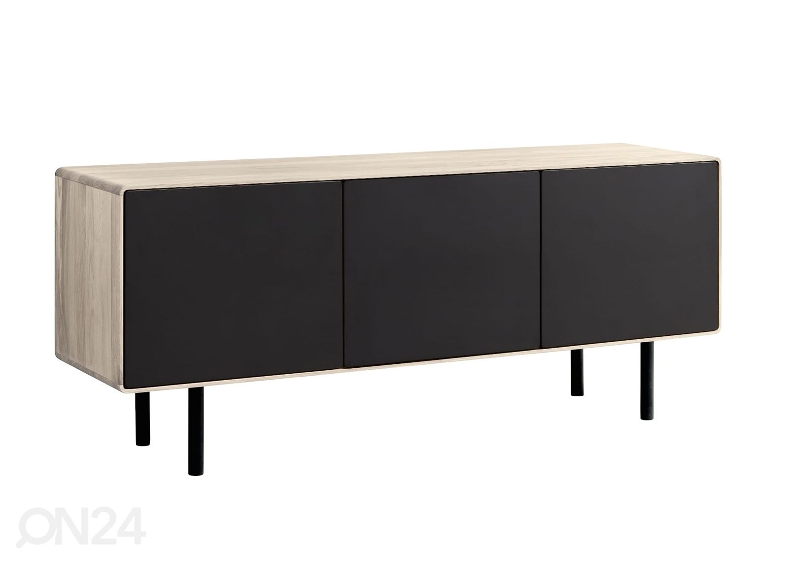 TV-taso Tokyo 160 cm, valkoinen öljy kuvasuurennos
