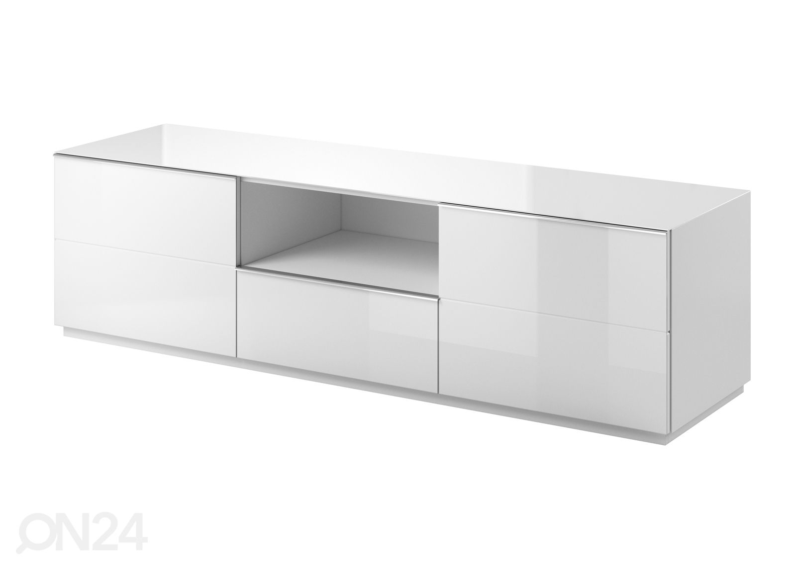 TV-taso, valkoinen 180 cm kuvasuurennos