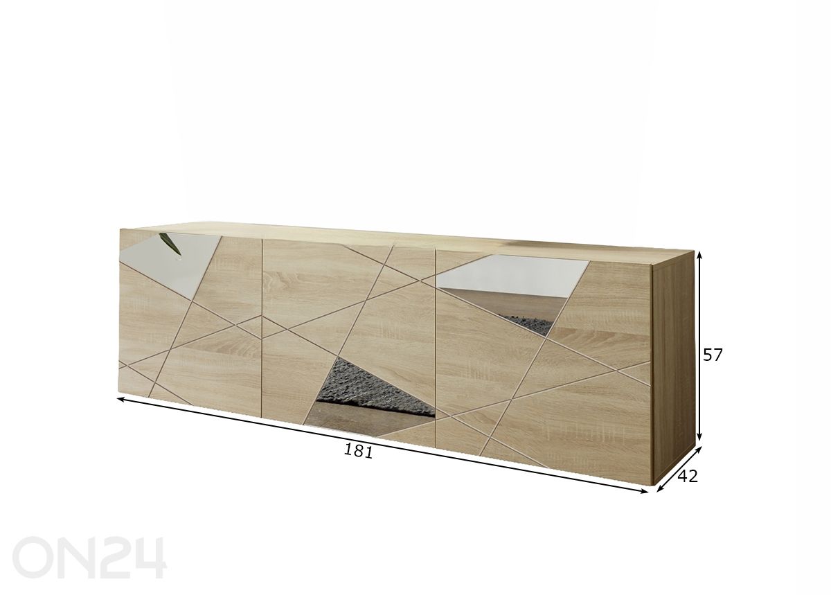 TV-taso Vittoria kuvasuurennos mitat