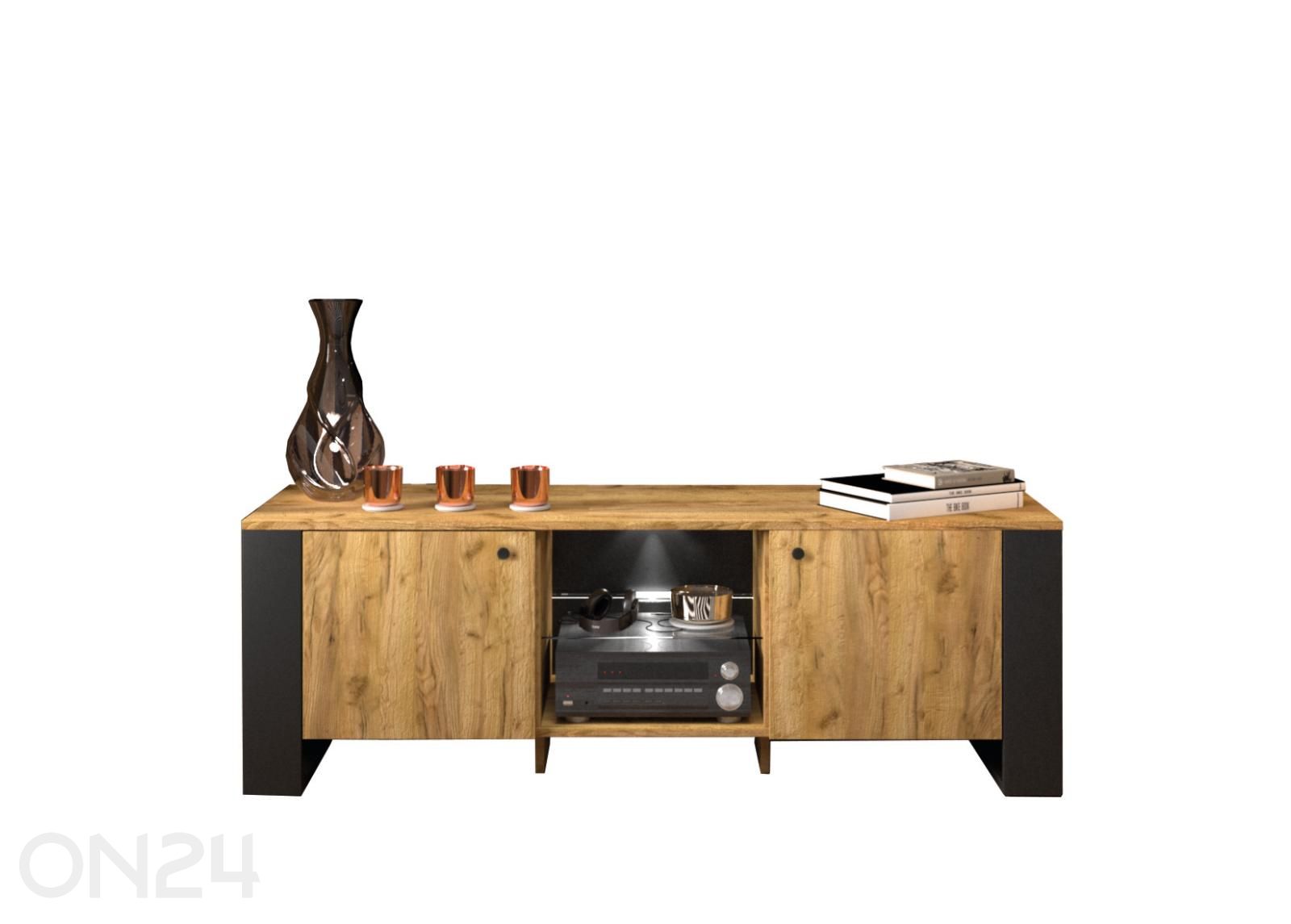 TV-taso Wood 140,2 cm kuvasuurennos