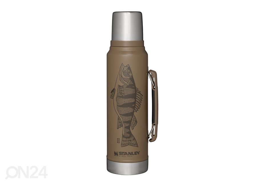 Tyhjiötermospullo Classic 1 L Tan Peter Perch Stanley kuvasuurennos