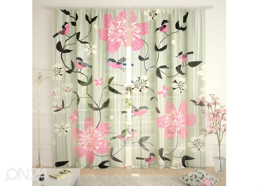 Tylliverho Birds 400x260 cm kuvasuurennos