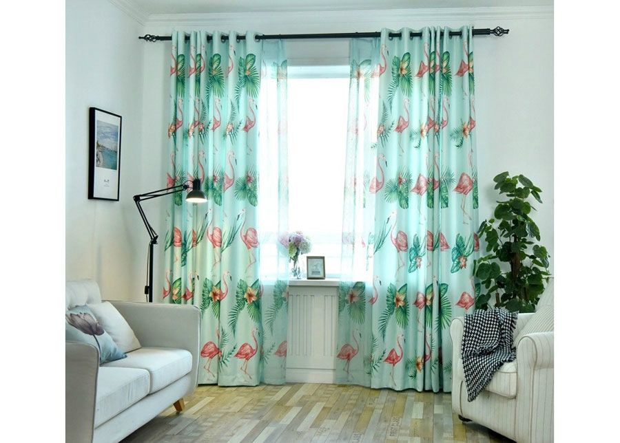 Tylliverho Flamingo 220x250 cm kuvasuurennos