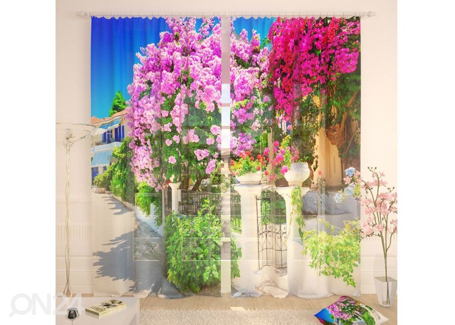 Tylliverho Lilac Garden 400x260 cm kuvasuurennos