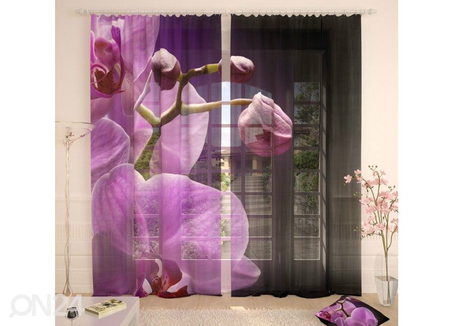 Tylliverho Orchid in the Night 400x260 cm kuvasuurennos