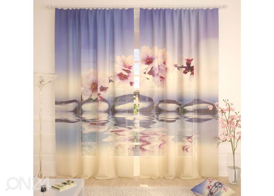Tylliverho Plum Flowers 400x260 cm kuvasuurennos
