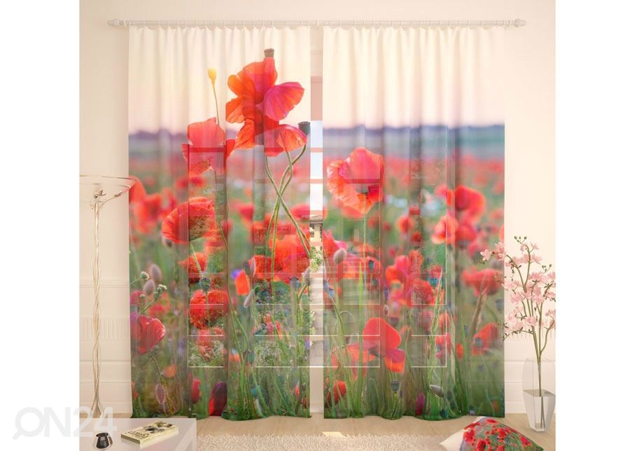 Tylliverho Poppy Field 400x260 cm kuvasuurennos