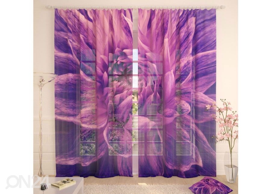 Tylliverho Purple Flower 400x260 cm kuvasuurennos