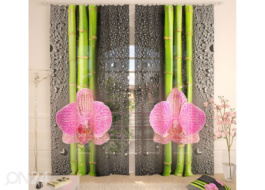 Tylliverho Soft Orchid 400x260 cm kuvasuurennos