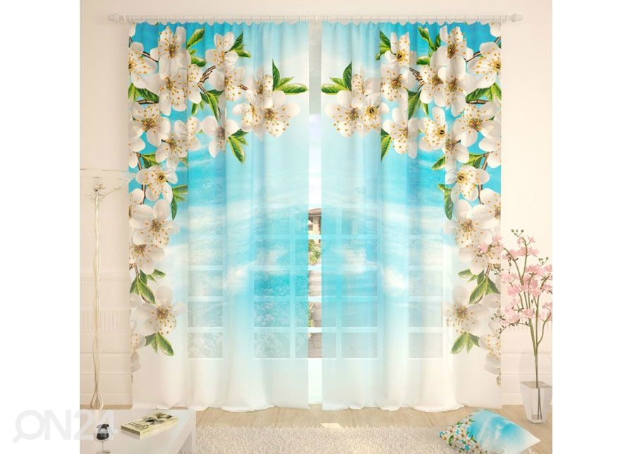 Tylliverho Spring Cherry Flowers 400x260 cm kuvasuurennos