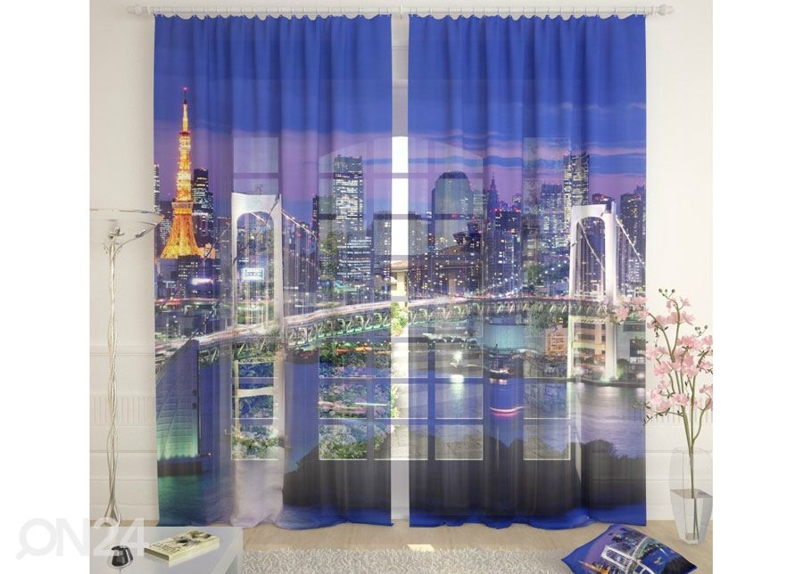Tylliverho The Brooklyn Bridge 400x260 cm kuvasuurennos