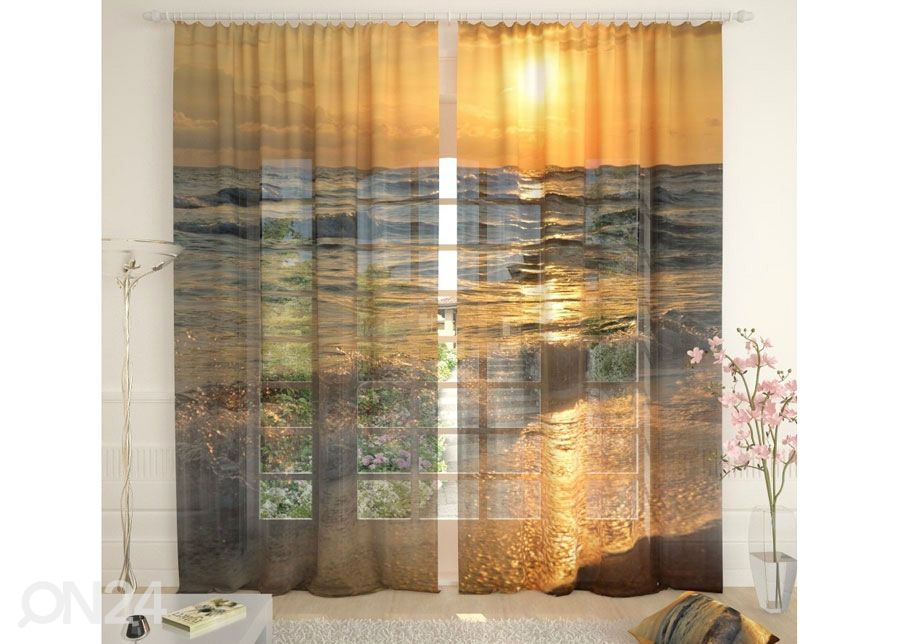 Tylliverho Waves of the Sea 400x260 cm kuvasuurennos