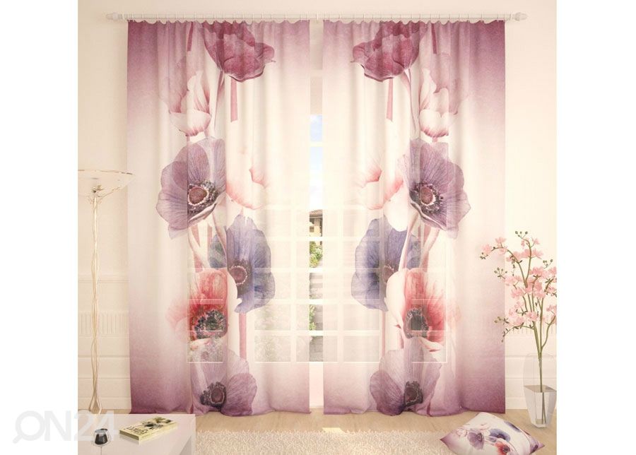 Tylliverhot Floral Vintage 400x260 cm kuvasuurennos