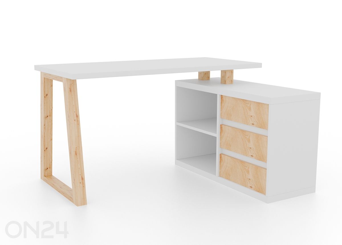 Työpöytä lipastolla 135 cm kuvasuurennos