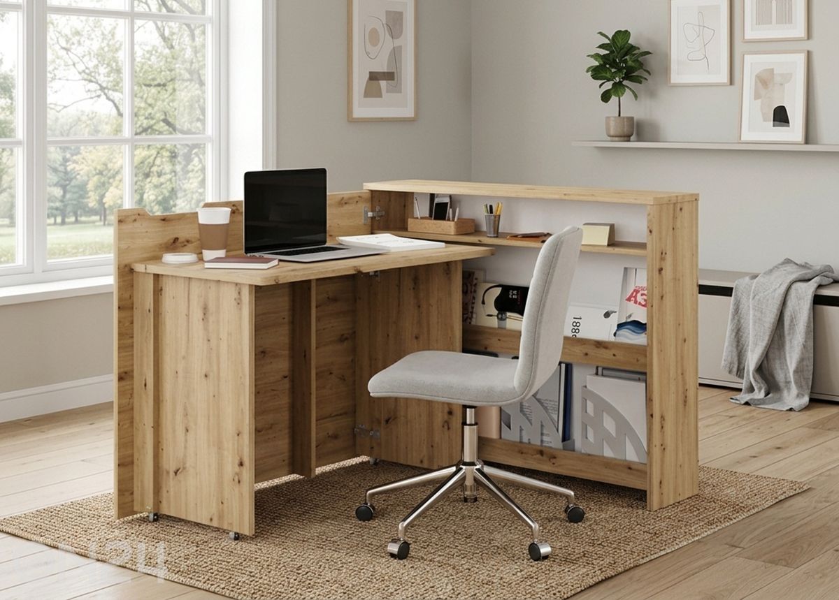 Työpöytä vasemmanpuolinen Work Concept kuvasuurennos