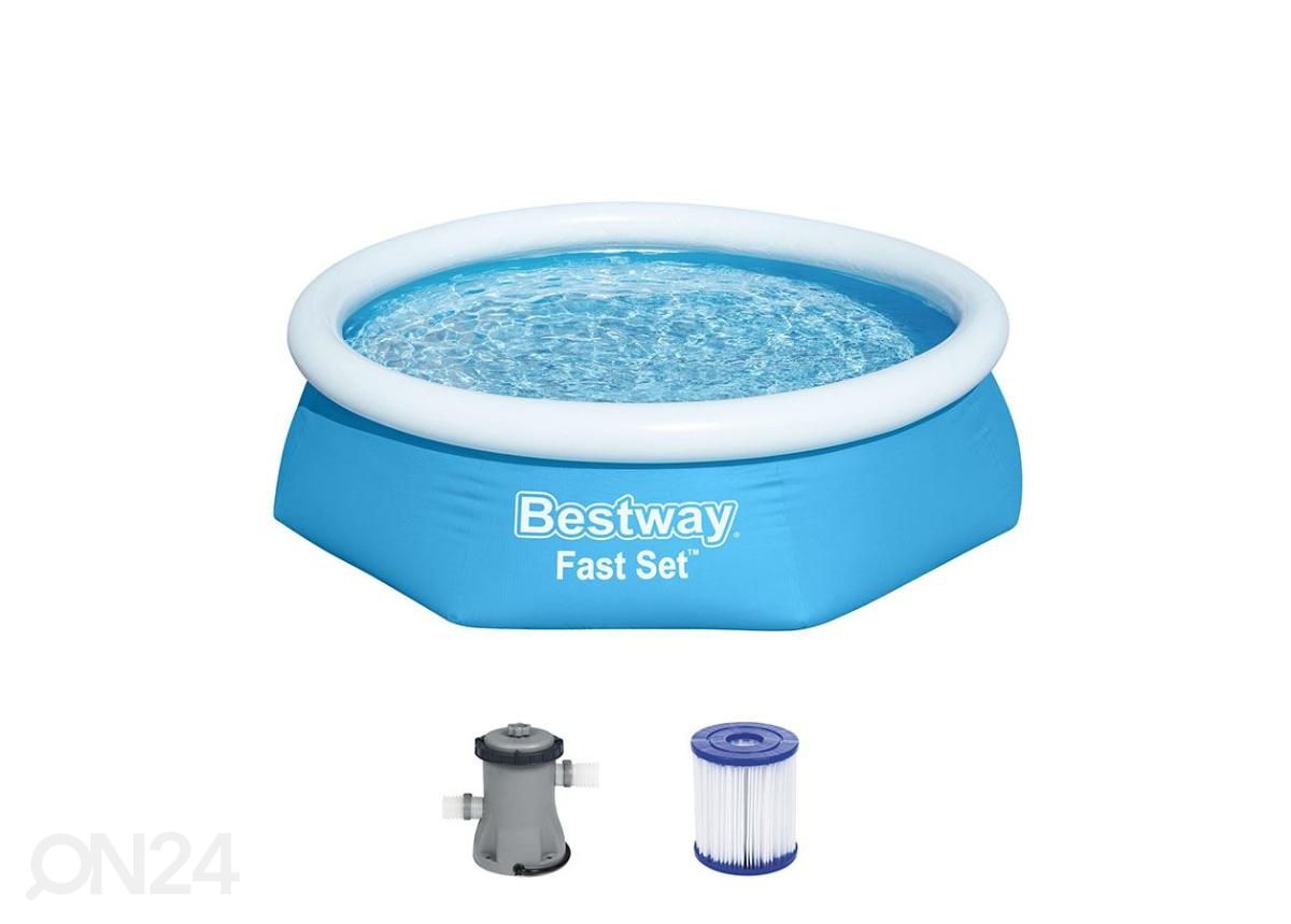 Uima-allas Bestway Fast Set 244x61 cm suodatinpumpulla kuvasuurennos