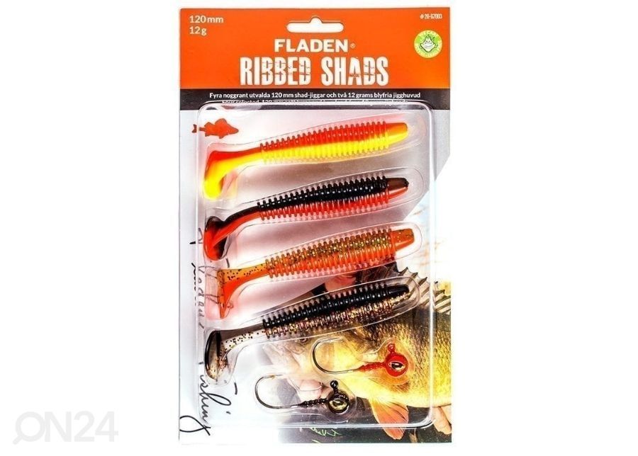 Uistin setti 4 kpl + jigipäät 10 g / 10 cm Silikoni kuvasuurennos